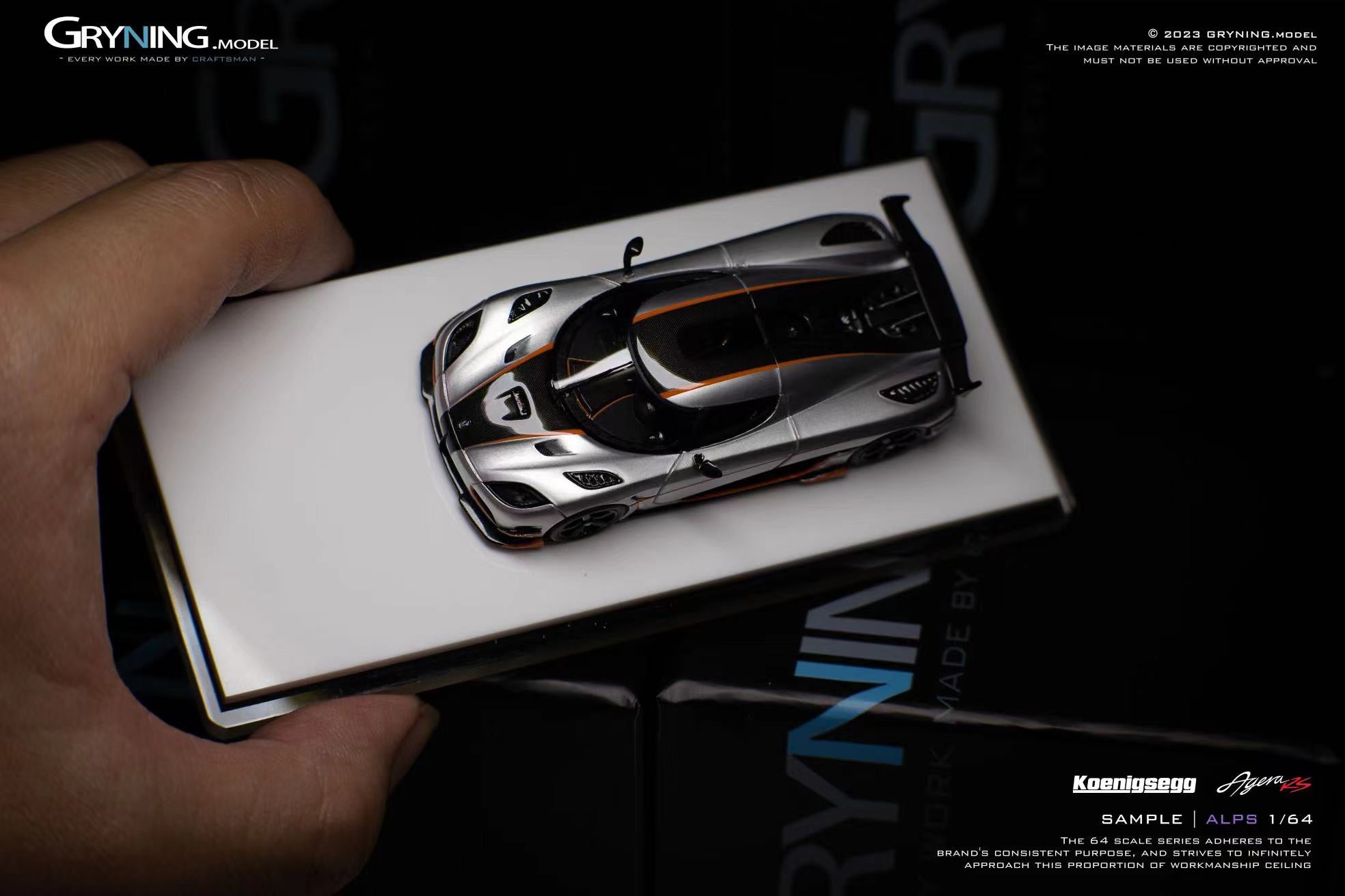 Gryning Model 1:64 Resin Koenigsegg Agera RS – Horizon Diecast