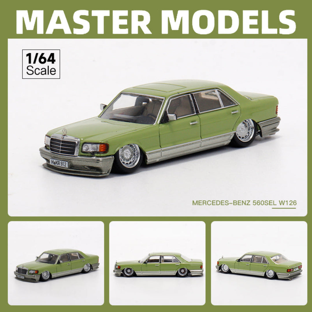 [Preorder] Master Model 1:64 Mercedes-Benz 560SEL W126 S Class (10 Versions)