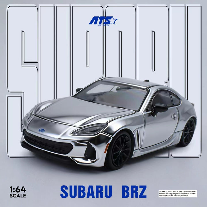 [Preorder] ATS Model 1:64 Subaru BRZ Silver ATS880404