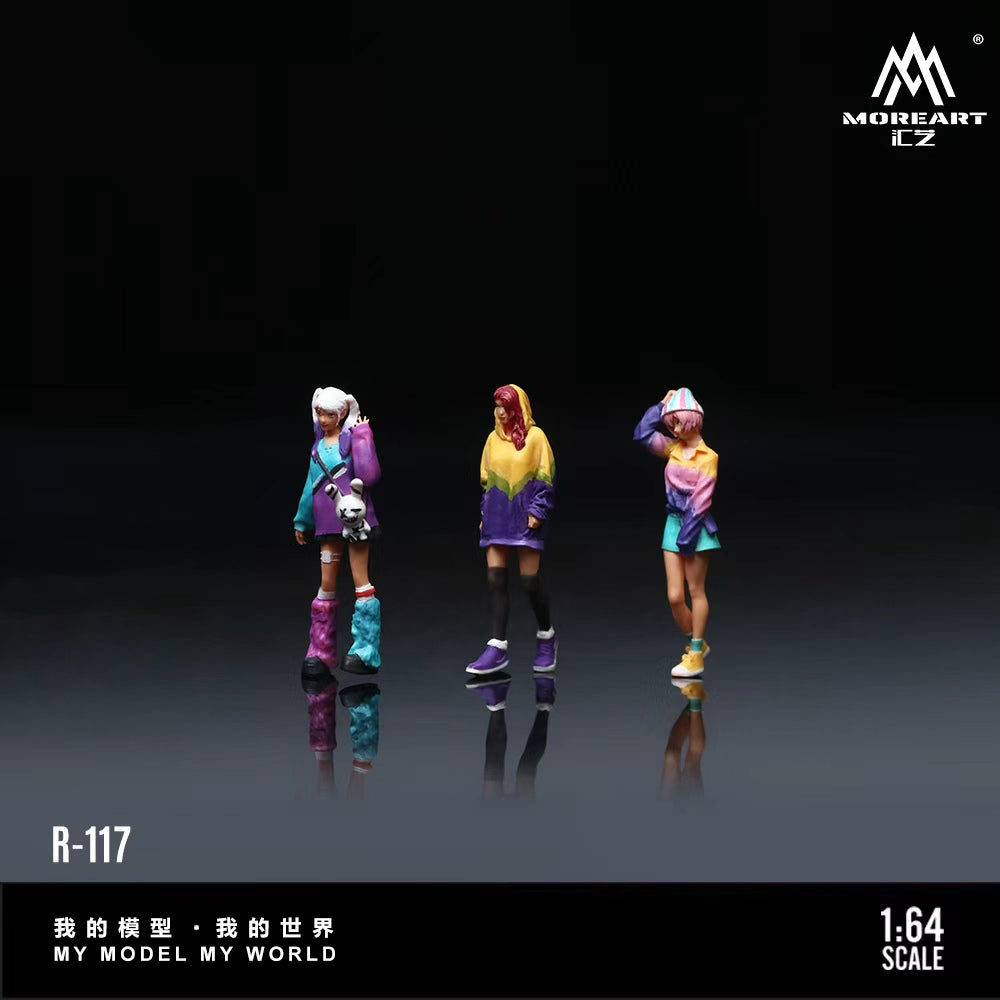 [Preorder] MoreArt 1:64 COLLECTIBLE GIRL FIGURE SET B MO223117
