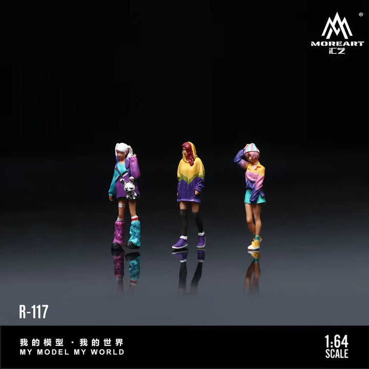 [Preorder] MoreArt 1:64 COLLECTIBLE GIRL FIGURE SET B MO223117