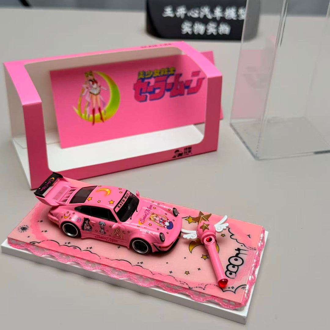 [Preorder] ZJWJ Model 1:64 Porsche Rauh-Welt RWB964 Widebody Modified Version Sailor Moon