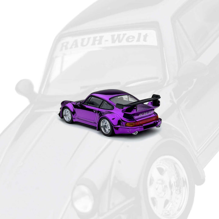 [Preorder] MOTORHELIX 1:64 Porsche RWB 964 Chrome Purple M62111DZ-YJ