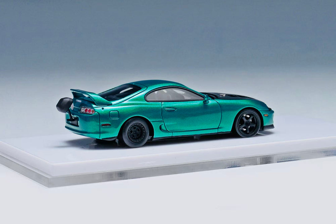 [Preorder] MINICRAFISMAN 1:64 Toyota supra 0-400 Speed Race Violent Modification Green