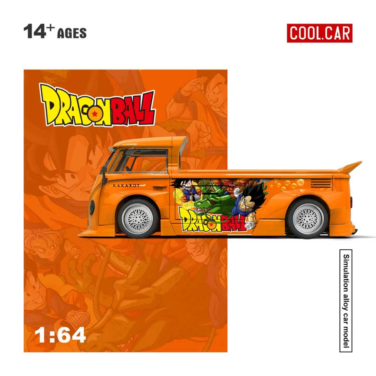 Preorder] Cool Car 1:64 Volkswagen T1 Dragon Ball Livery CC643925