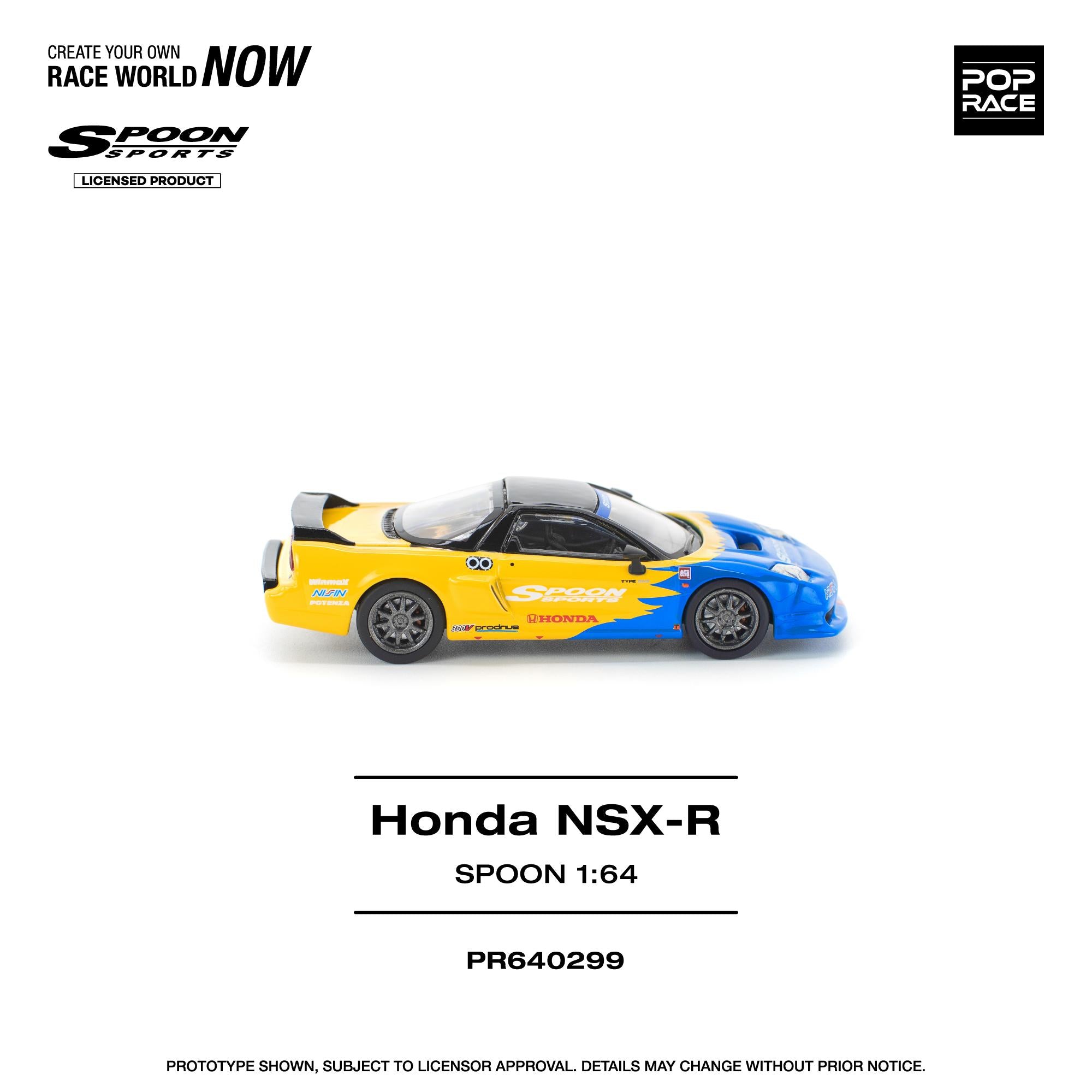 Preorder] POPRACE 1:64 Honda NSX-R SPOON PR640299 – Horizon Diecast