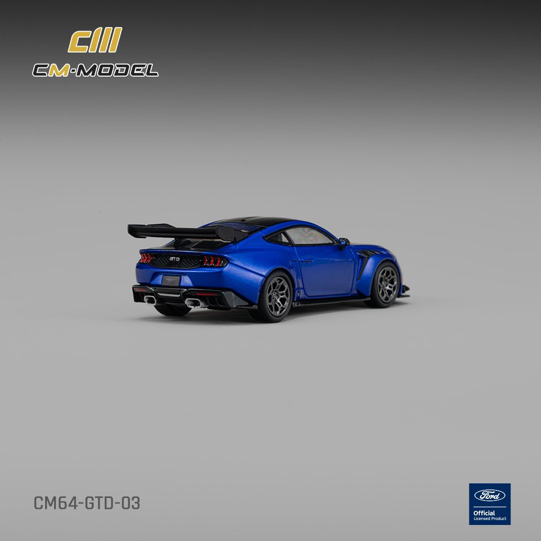 [Preorder] CM Model 1:64 Ford GTD Lightning Blue with Vivid Black Hood CM64-GTD-03
