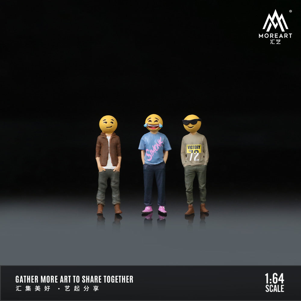 [Preorder] MoreArt 1:64 EMOJI DOLL SET MO223029