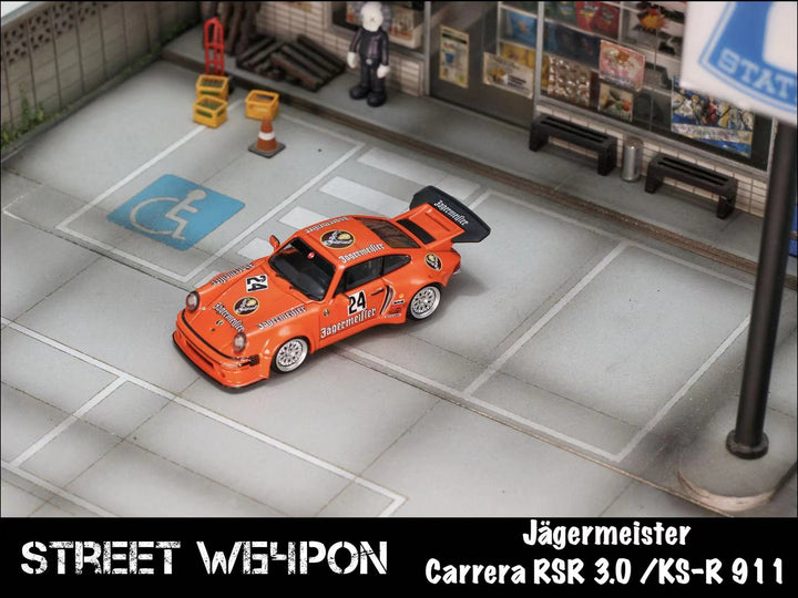 [Preorder] Street Weapon 1:64 Jägermeister KS-R 911 Carrera RSR 3.0