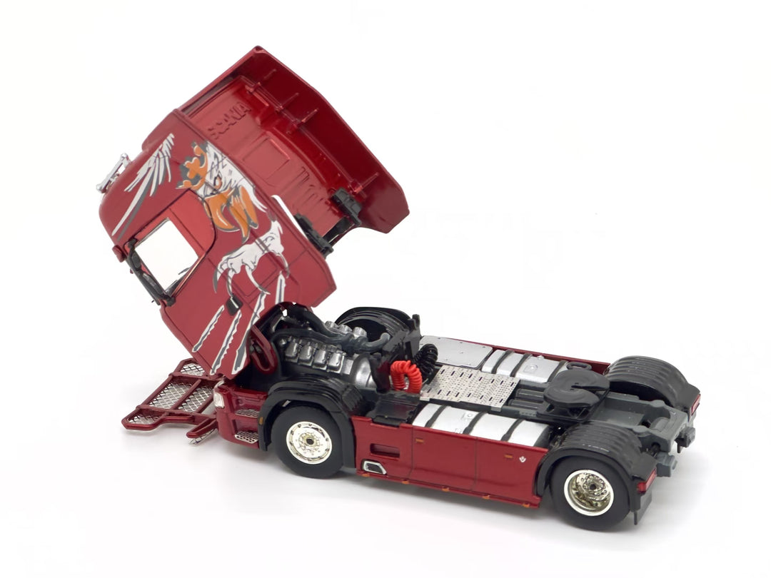 [Preorder] Sonic Gear 1:64 Scania 730S Container Telescopic Keel Trailer Set (4 Versions)