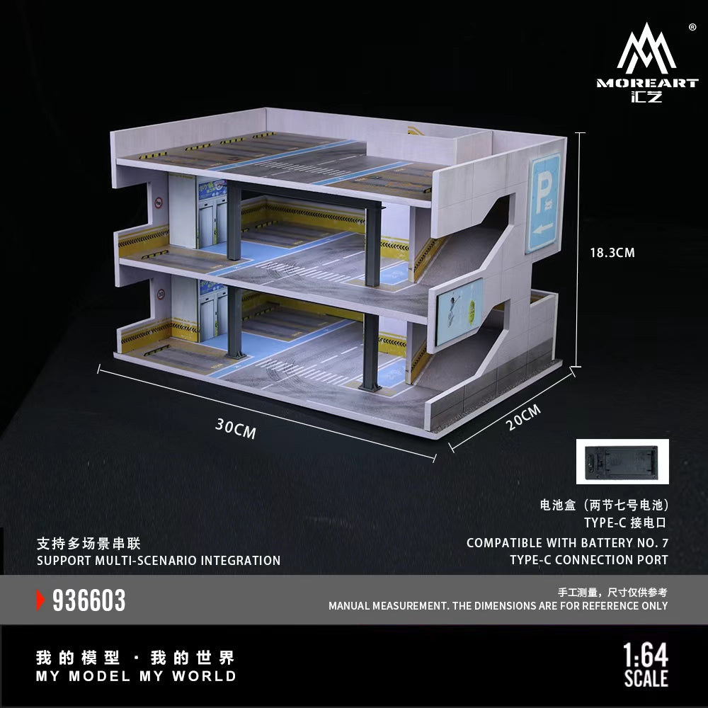 [Preorder] MoreArt 1:64 Scene C of A Japanese Parking Building MO936603