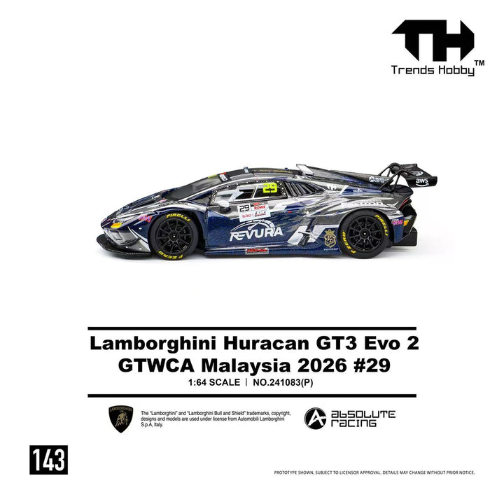 [Preorder] Trends Hobby 1:64 Lamborghini Huracan GT3 EVO2 - GTWCA 2026 29