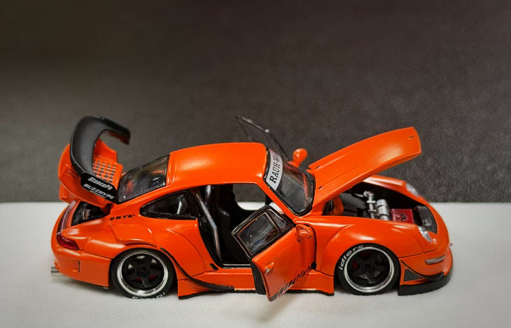 [Preorder] PGM 1:64 Porsche RWB 993 Thermal Orange PGM-640315 (2 Versions)