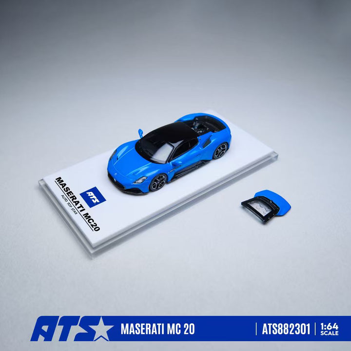 [Preorder] ATS Model 1:64 Maserati MC20 Blue ATS882301