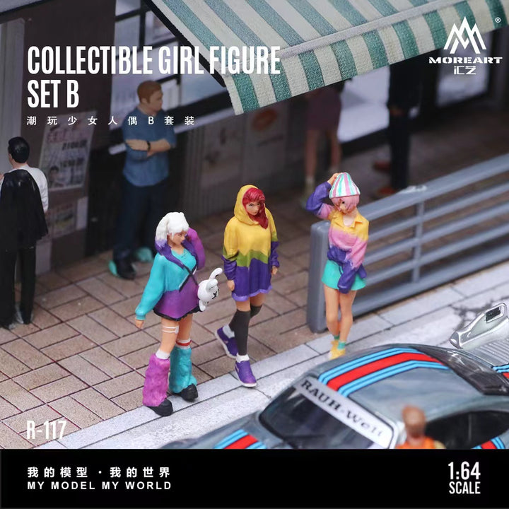 [Preorder] MoreArt 1:64 COLLECTIBLE GIRL FIGURE SET B MO223117