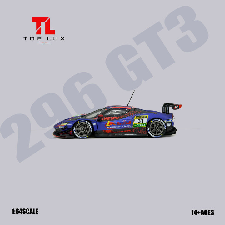 [Preorder] TOP LUX 1:64 296GT3 Red Bull 