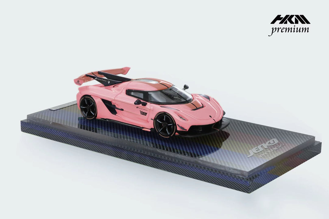[Preorder] HKM Premium 1:64 Koenigsegg Jesko Attack - Pink (2 Versions)