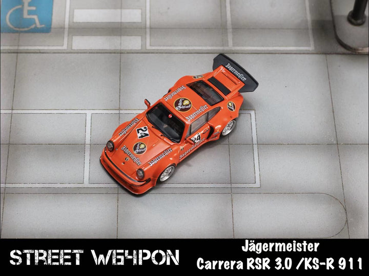 [Preorder] Street Weapon 1:64 Jägermeister KS-R 911 Carrera RSR 3.0