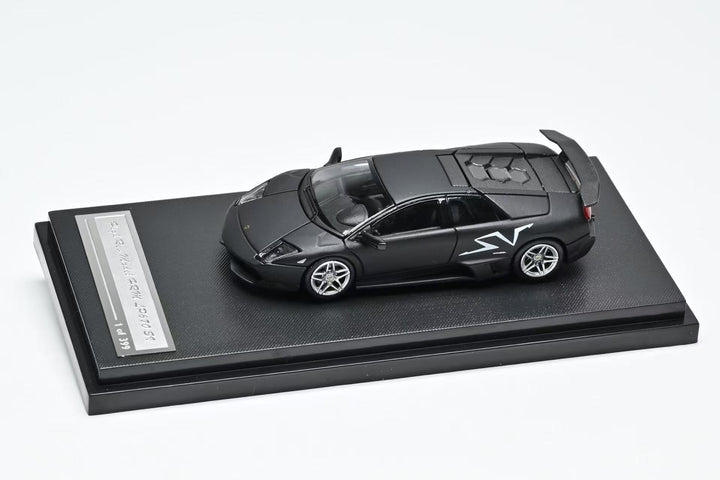 [Preorder] High Rev Model 1:64 Lamborghini Murcielago LP670-4 SV Nero Nesoi Matte