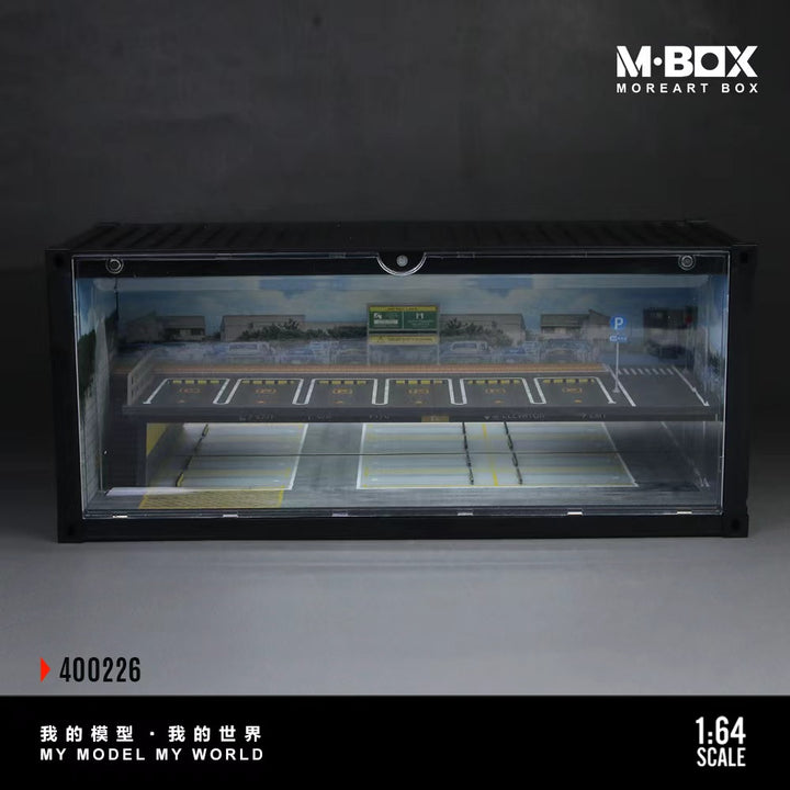 [Preorder] MBOX 1:64 CONTAINER UNDERGROUND PARKING GARAGESCENE-VERSION B MB400226