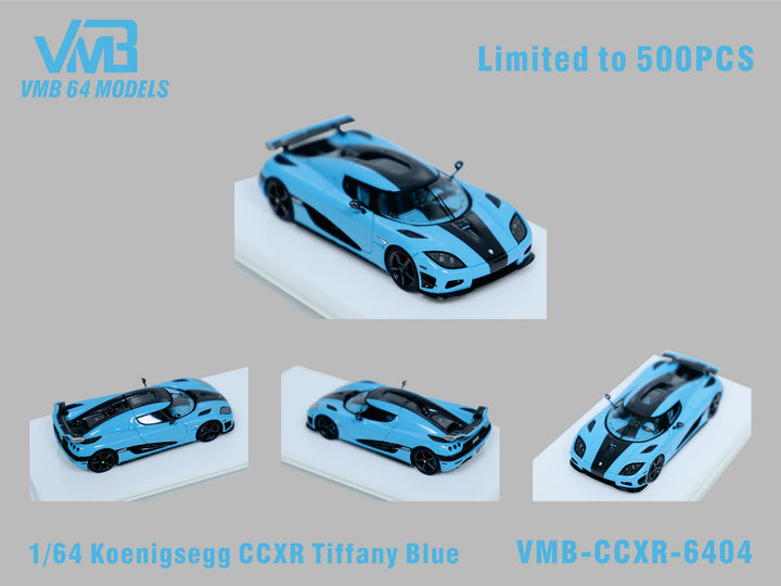 [Preorder] VMB 1:64 Koenigsegg CCXR Al Thani Blue