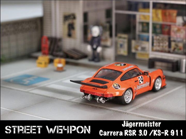 [Preorder] Street Weapon 1:64 Jägermeister KS-R 911 Carrera RSR 3.0