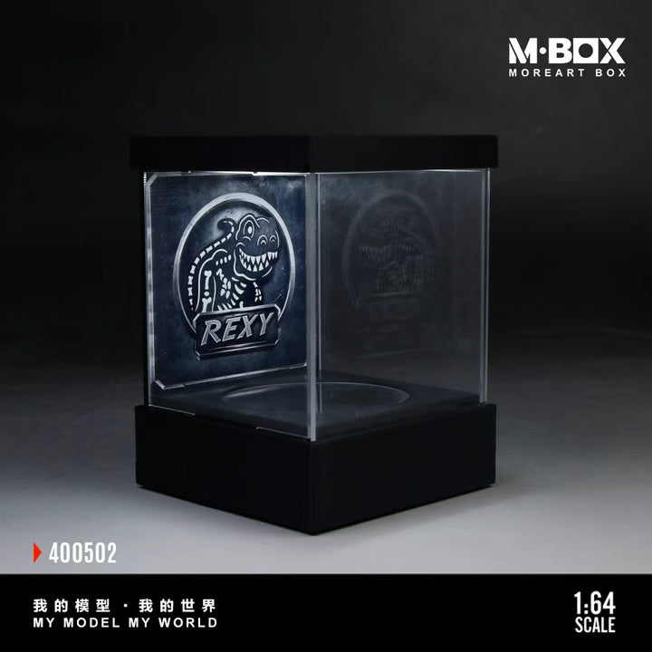 [Preorder] MBOX 1:64 Dinosaur Painted Light Rotating Exhibition Hall (3 Version)