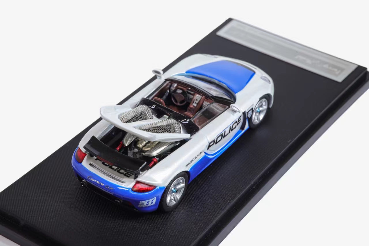 Funny Model 1:64 Porsche Carrera GT - Police Verison – Horizon Diecast