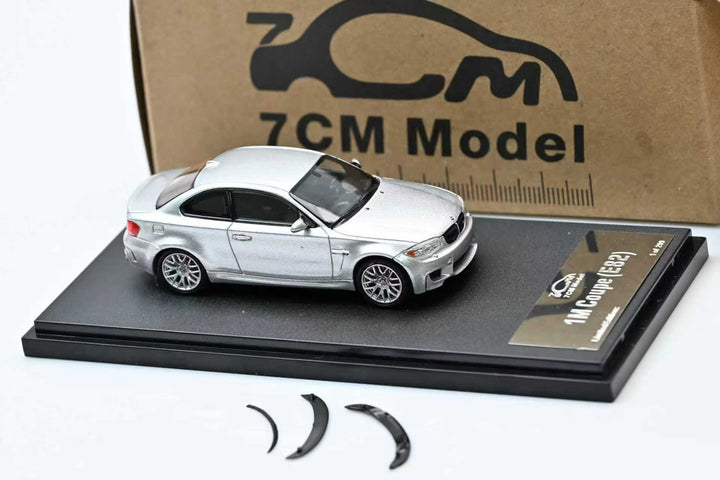 [Preorder] 7CM Model 1:64 BMW 1M Coupe (E82) Glacier Silver Metallic