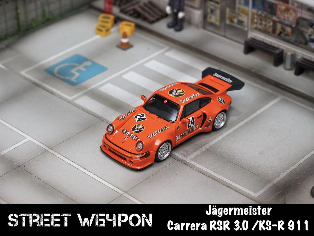 [Preorder] Street Weapon 1:64 Jägermeister KS-R 911 Carrera RSR 3.0