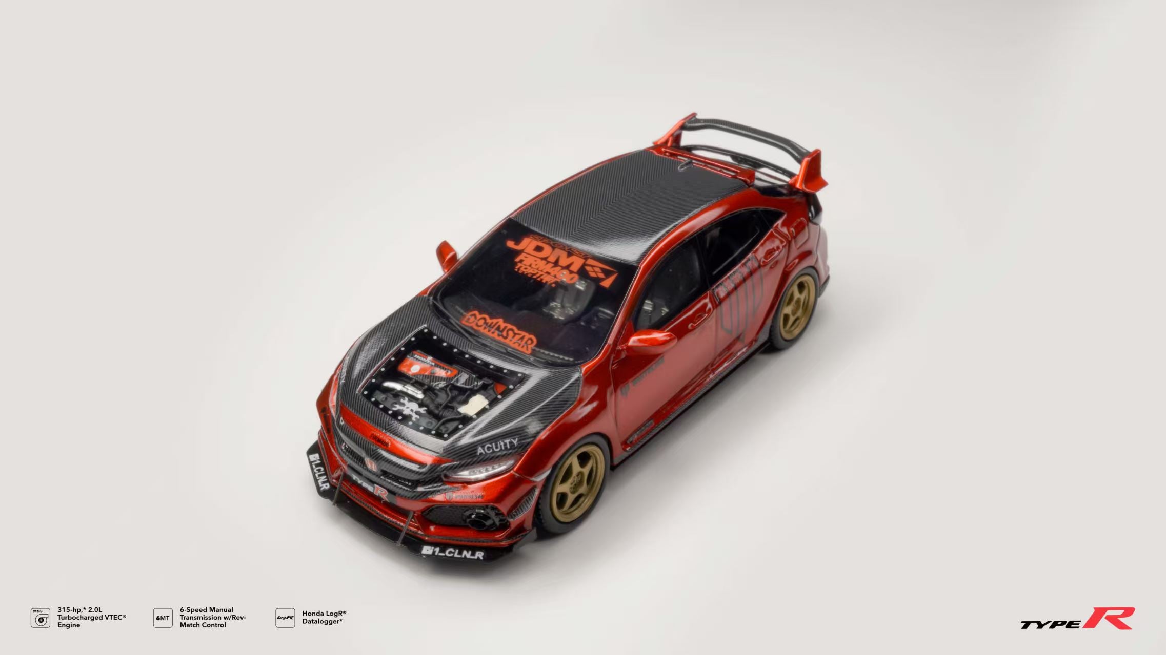 Preorder] NA 1:64 Honda CIVIC Type R FK8 – Horizon Diecast