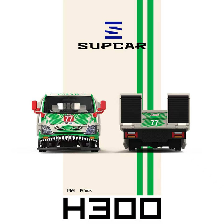 [Preorder] SUPCAR 1:64 H300 Green Graffiti Dino Livery SC647250