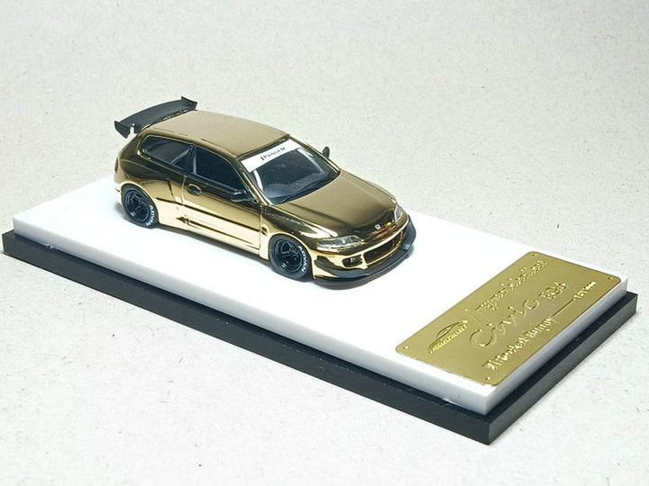 [Preorder] Model Collect 1:64 Honda Civic EG6 Rocket Bunny - Chrome Gold