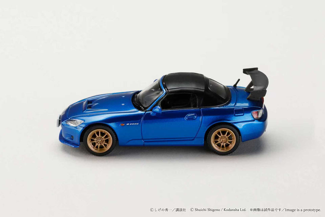 [Preorder] Hobby Japan 1:64 Honda S2000 Initial D Toshiya Joshima  VS Takumi Fujiwara Blue HJDMD012