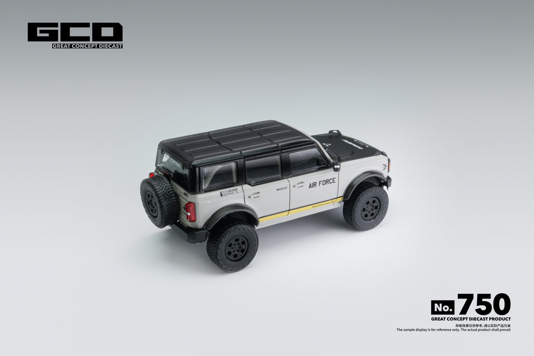 [Preorder] GCD 1:64 Ford Bronco DarwinPRO AIR FORCE GREY (LHD) KS-022-750