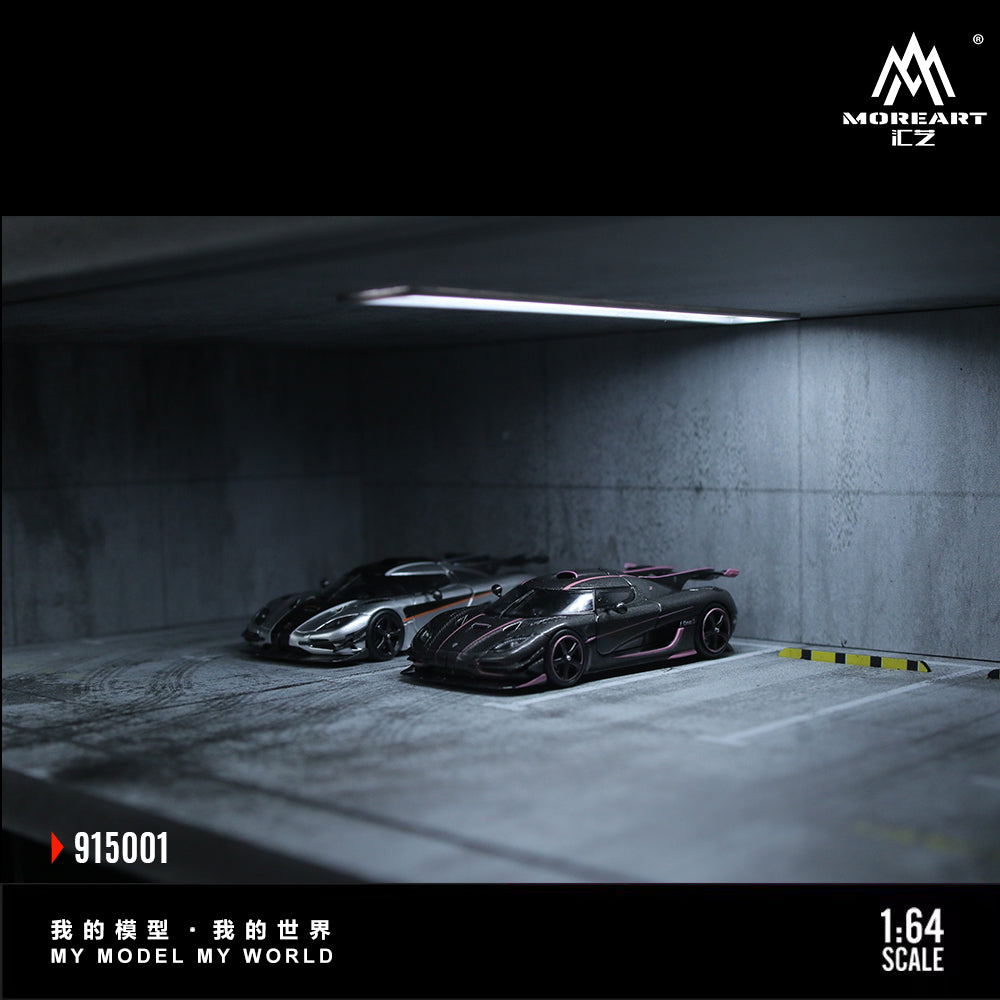 [Preorder] MoreArt 1:64 UNDERGROUND PARKING GARAGE SCENE MO915001