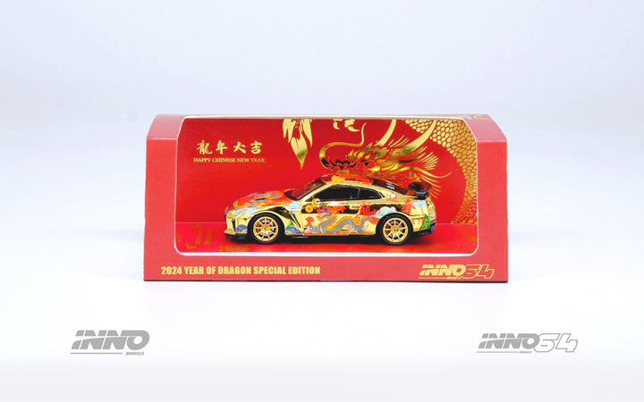 Inno64 1:64 Nissan GT-R (R35) Year Of The Dragon Special Edition 2024 Chinese New Year Edition