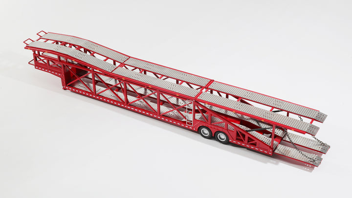 [Preorder] GCD 1:64 CAR CARRIER TRAILER RED KS-120-588