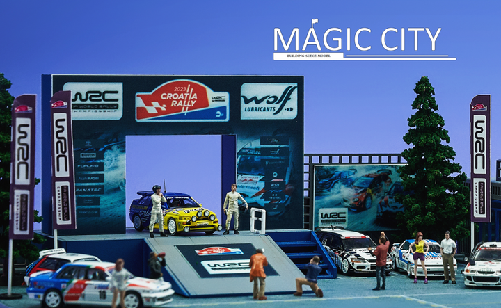 [Preorder] Magic City 1:64 Diorama WRC World Rally Championship Garage Scene