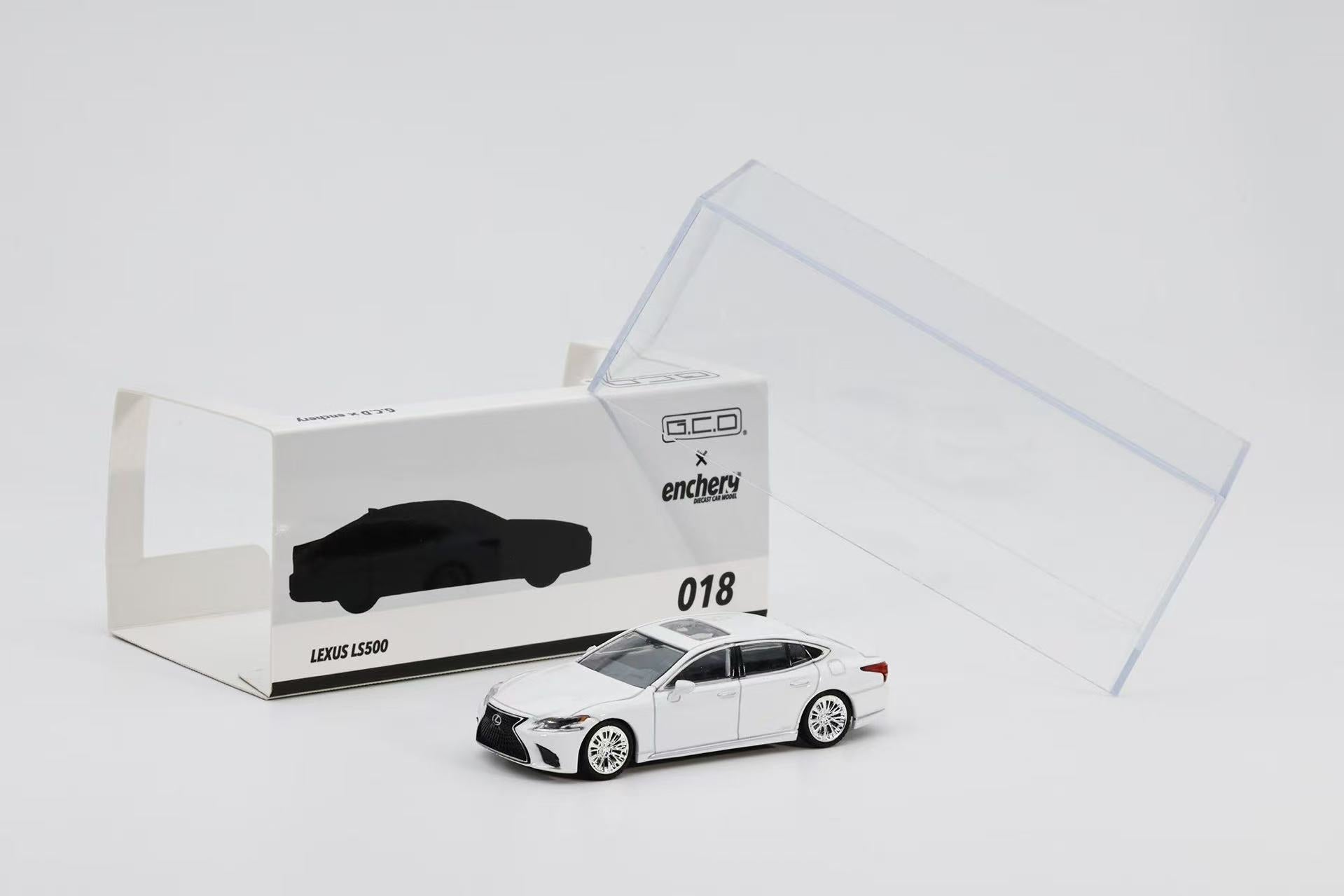 GCD x ENCHERY 1:64 Lexus LS500h LHD (2 Colours) GE-004-17/GE-004