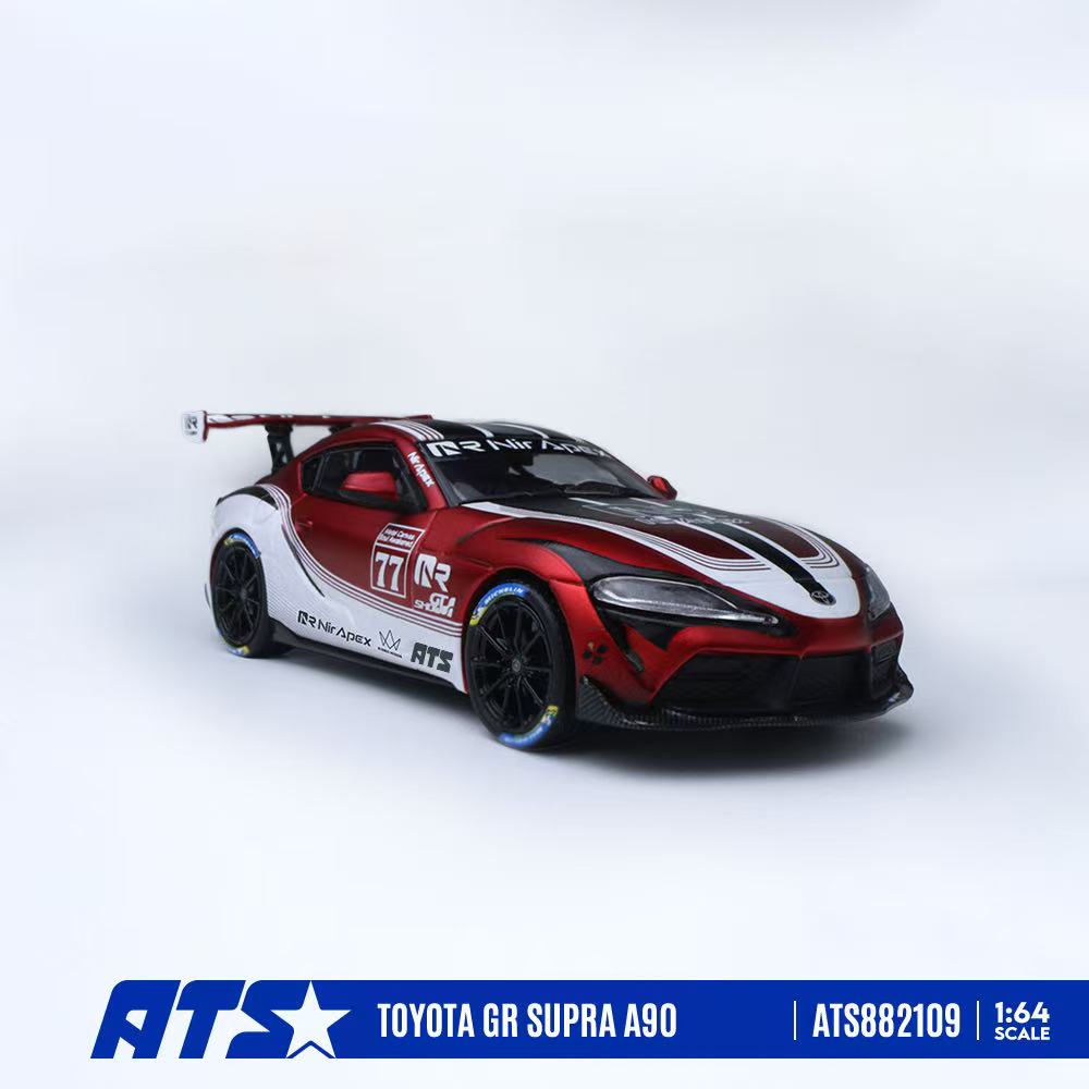 [Preorder] ATS Model 1:64 Toyota GR SUPRA A90 Nir Red Hare ATS882107