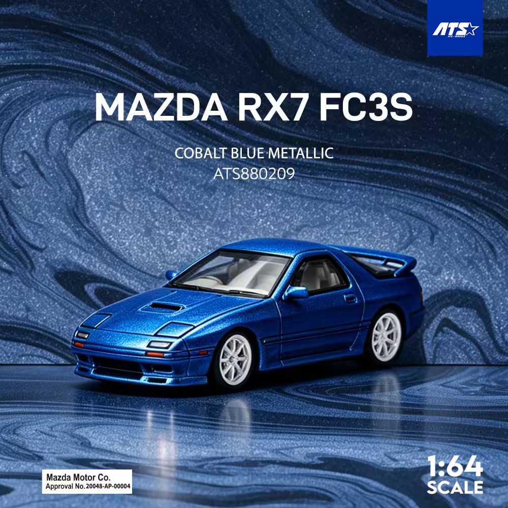 [Preorder] ATS Model 1:64 Mazda RX-7 FC3S (2 Colours) ATS880207/ATS880209