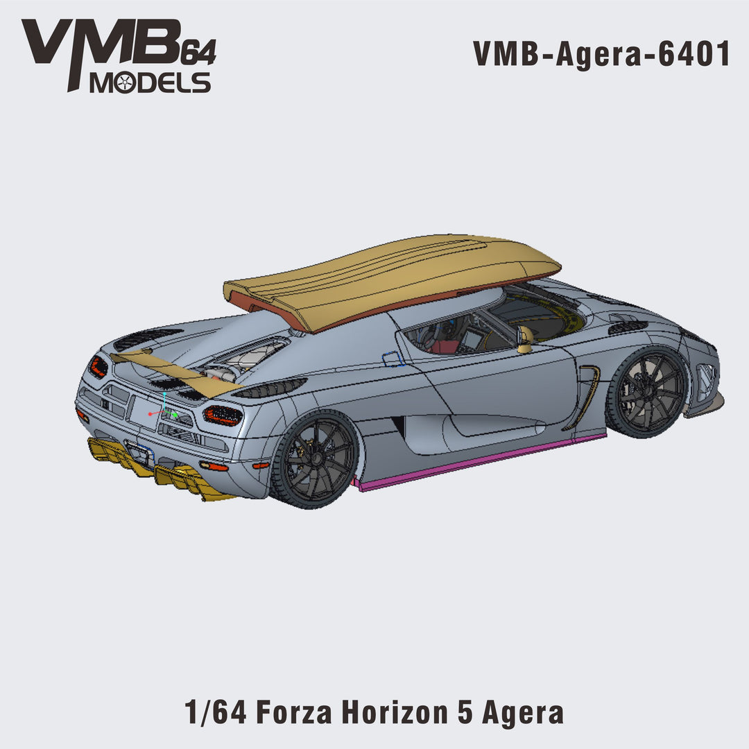 [Preorder] VMB 1:64 Forza Horizon 5 Agera - White