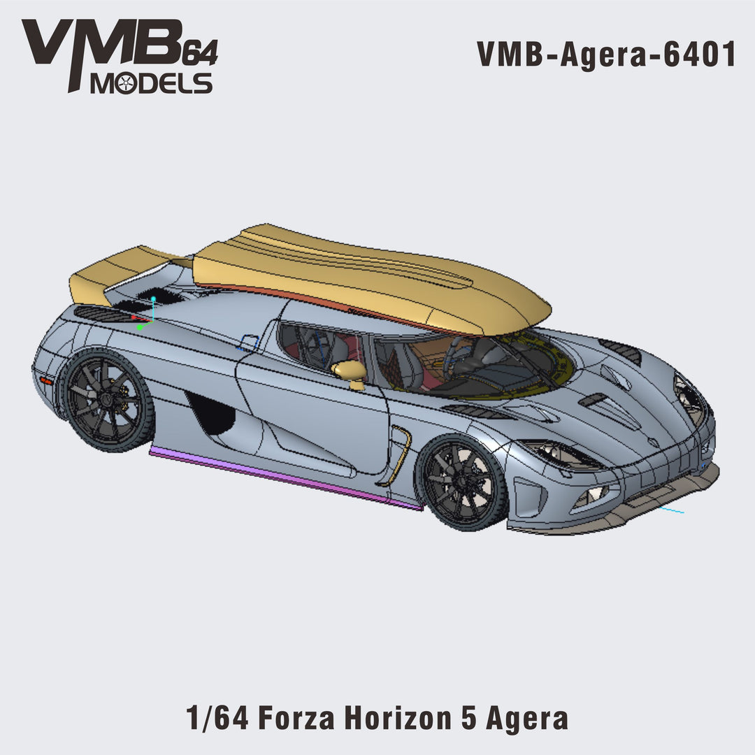 [Preorder] VMB 1:64 Forza Horizon 5 Agera - White