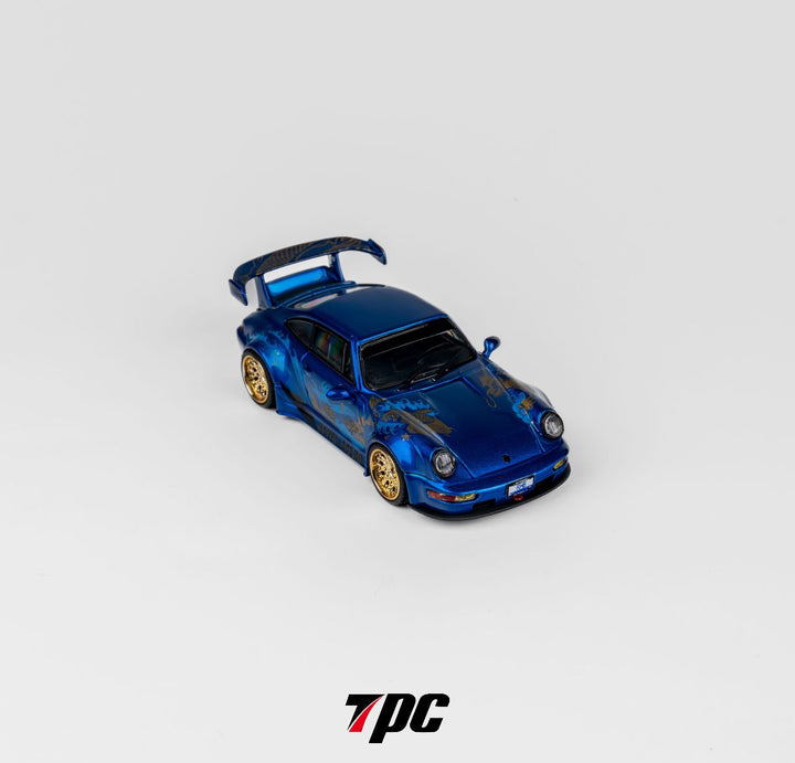 [Preorder] TPC 1:64 Porsche RWB964 Chrome Blue/ Transparent Blue (2 Colours)