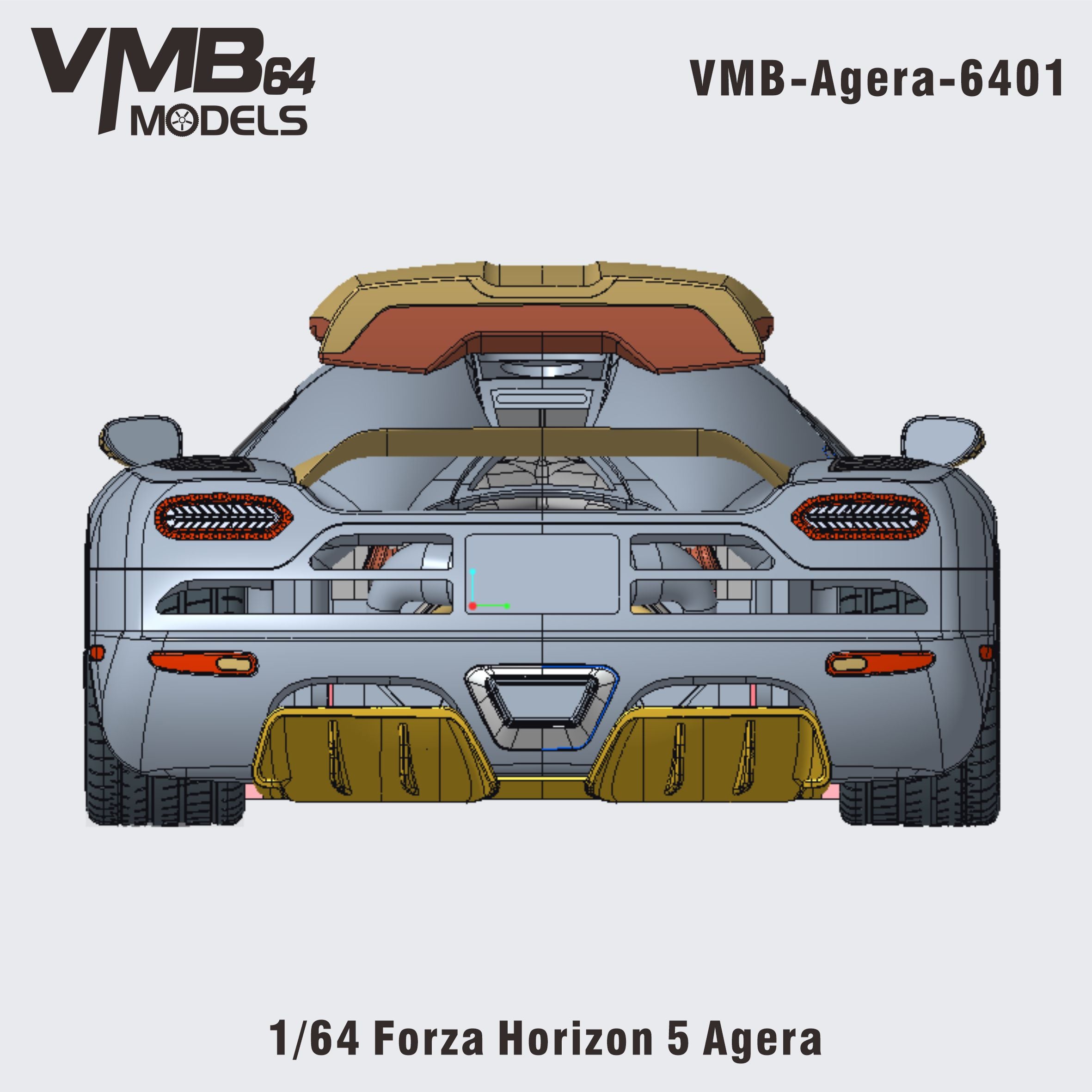 VMB 1:64 Forza Horizon 5 Agera - White – Horizon Diecast