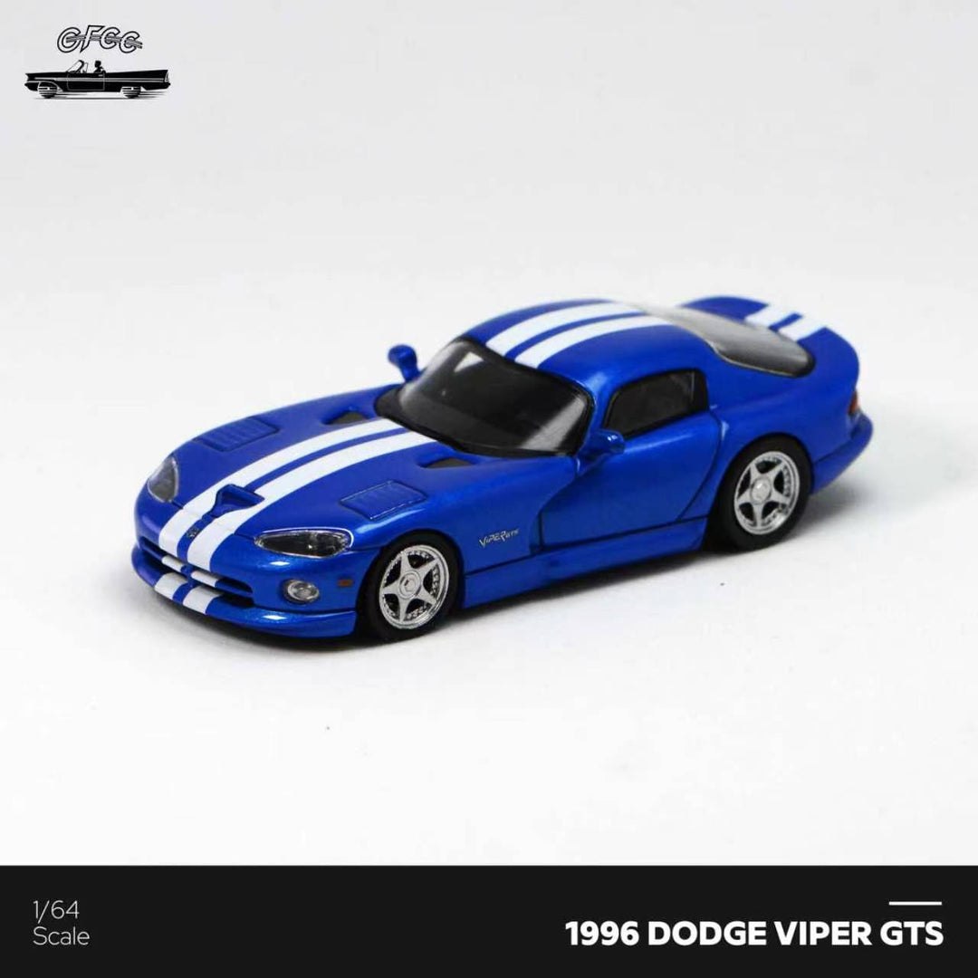 [Preorder] GFCC 1:64 Viper GTS Blue &amp; White Stripes