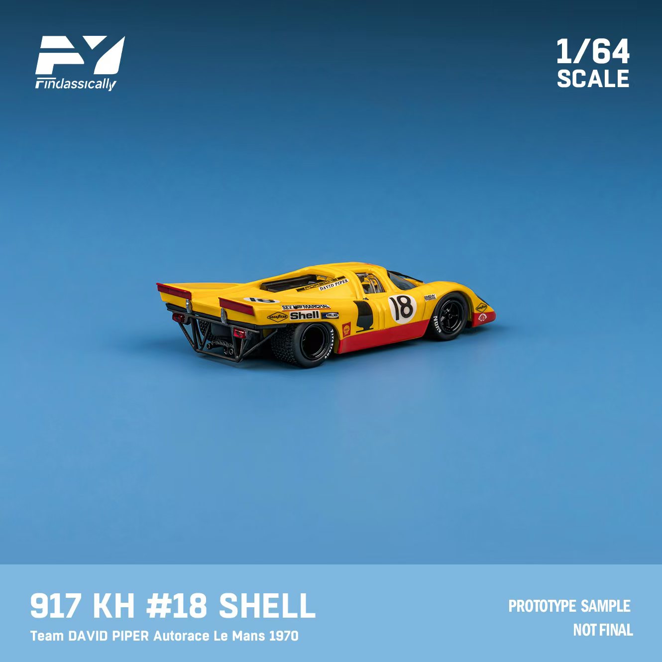 Findclassically 1:64 Porsche 917K Shell (2 Versions) – Horizon Diecast