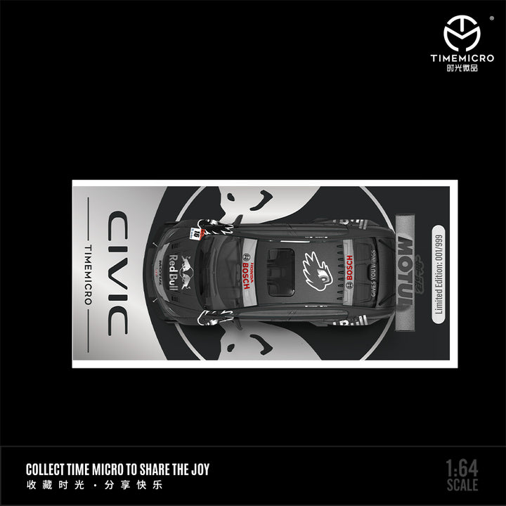 [Preorder] TimeMicro 1:64 Honda Civic RedBull Livery (4 Variant)