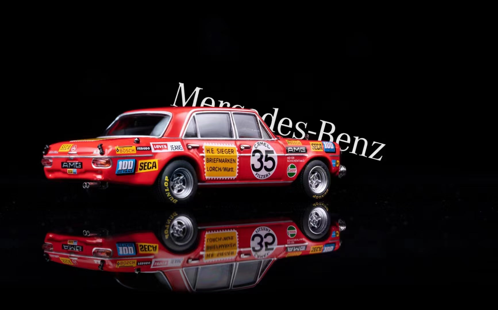 Liberty64 Mercedes-Benz AMG 300SEL6.8 Red Sow – Horizon Diecast
